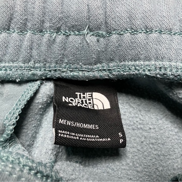 ☀️ The North Face Sweat Shorts Mens Size Small Green/Blue - Picture 7 of 7